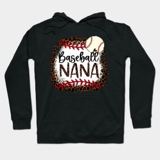 Baseball Nana Leopard   Baseball Nana Hoodie